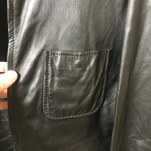 Armani Leather Jacker - Picture 5 of 7